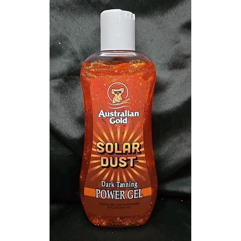 Australian Gold Solar Dust Dark Tanning Gel 8 oz Viral - Free Shipping